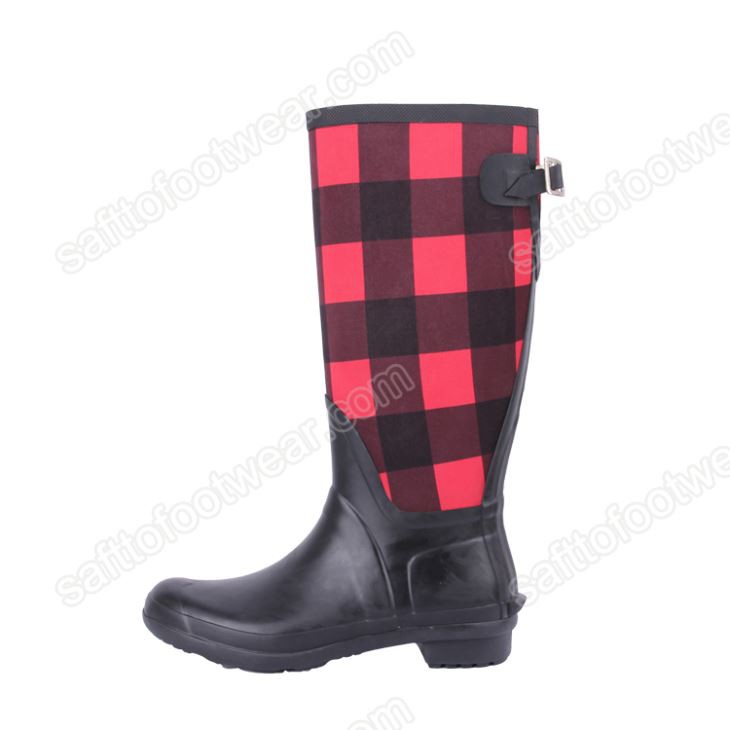 Dámské teplé neoprenové boty do deště